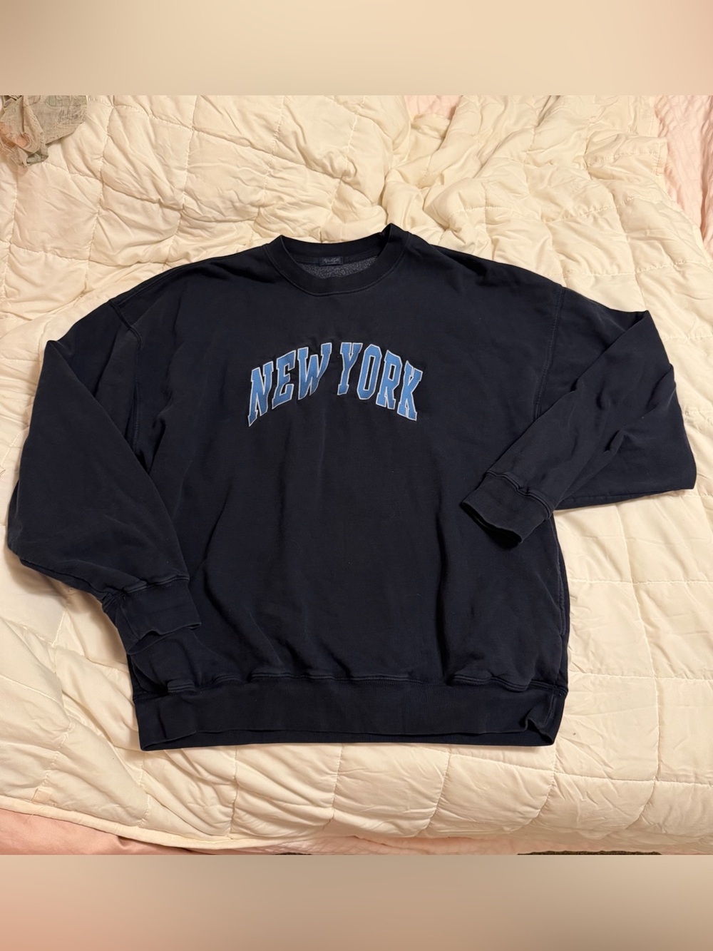 Brandy Melville Navy Crewneck Sweatshirt